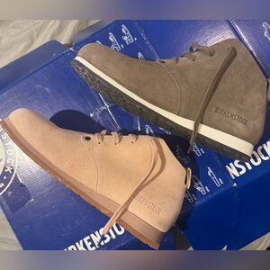 Birkenstock Dundee Lace Up Boot in Rose OR Dark Taupe - BOTH narrow, sz 38, NIB📦